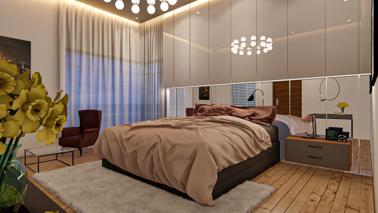 Modern Australian Bedroom 3D